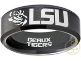 LSU Tigers Ring Black Wedding Band | Sizes 6-13 | #lsu #tigers