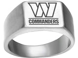 Washington Commanders Ring Silver Titanium Steel Ring #commanders