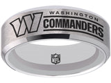 Washington Commanders Ring Silver Wedding Ring #Commanders #NFL