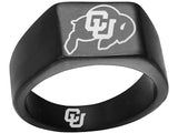 Colorado Buffaloes Ring Black Titanium Ring | Sizes 8-12 #buffs #ncaa