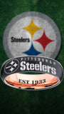 Pittsburgh Steelers Ring 6mm Black & Rose Gold Wedding Band | Sizes 6-13 #pittsburgh #steelers