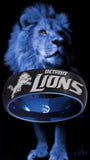 Detroit Lions Ring Black & Blue Wedding Band | Sizes 6-13 #detroit #lions #nfl