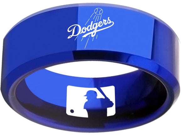 LA Dodgers Ring | Blue Wedding Ring | Sizes 6-13 #dodgers