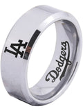 LA Dodgers Ring | Silver Wedding Ring | Sizes 4-17 #dodgers