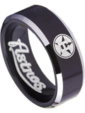 Houston Astros Ring Black Ring 8mm Tungsten Ring #mlb #astros