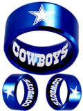 Dallas Cowboys Ring Blue Ring 12mm Tungsten Ring #cowboys