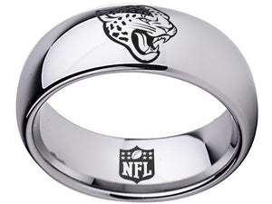 Jacksonville Jaguars Ring Silver Ring Tungsten Ring #jags