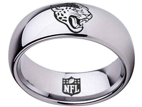 Jacksonville Jaguars Ring Silver Ring Tungsten Ring #jags