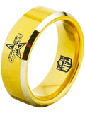 Dallas Cowboys Ring Gold Ring 8mm Tungsten Ring #cowboys