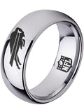 Buffalo Bills Ring Silver Wedding Band | Sizes 5-16 #buffalo #bills