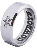 Dallas Cowboys Ring Silver Ring 8mm Tungsten Ring #cowboys