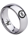 Indianapolis Colts Ring Silver Ring Tungsten Ring #colts