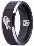 Buffalo Bills Ring Bills Black & Silver Wedding Band | Sizes 4-17 #buffalo #bills