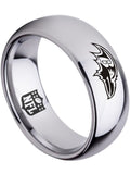 Baltimore Ravens Ring Silver Wedding Band | Sizes 5-16 #ravens