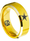 Dallas Cowboys Ring Gold Ring 8mm Tungsten Ring #cowboys