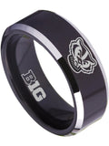 Wisconsin Badgers Ring Black Ring Tungsten NCAA #badgers