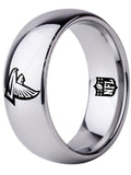 Atlanta Falcons Ring Falcons logo ring Wedding Band Silver Ring #falcons #atl #nfl