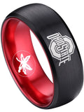 Ohio State Buckeyes Ring Black and Red Ring Size 6 - 13 #buckeyes