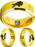 Buffalo Bills Ring Bills Mafia Gold & Silver Wedding Band | Sizes 4-17 #bills #mafia