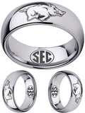 Arkansas Razorbacks Ring Silver Ring Tungsten Ring #arkansas #razorbacks