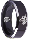 Jacksonville Jaguars Ring 8mm Black Tungsten Ring #jaguars